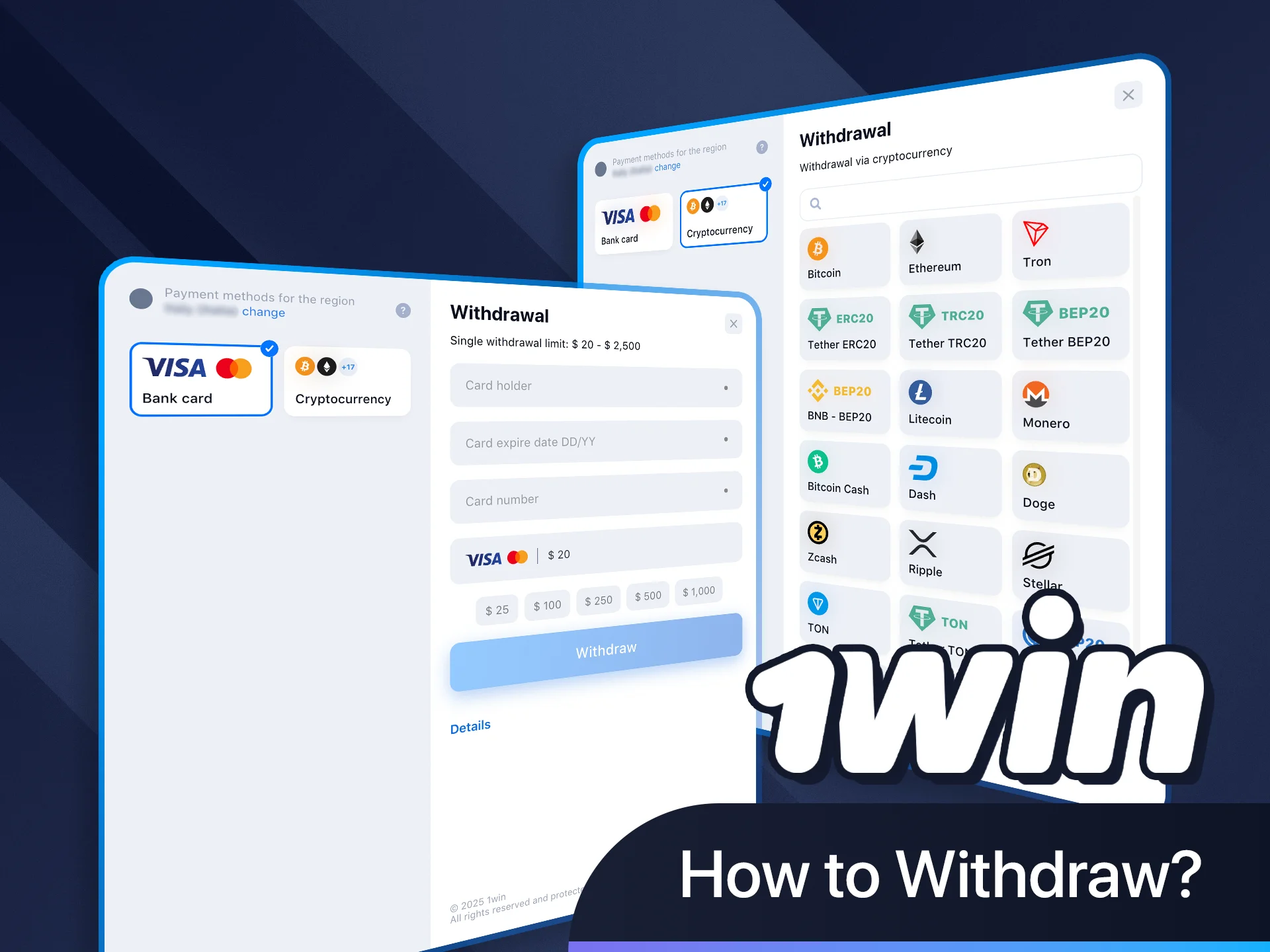 Find out how to withdraw your winnings from 1win.