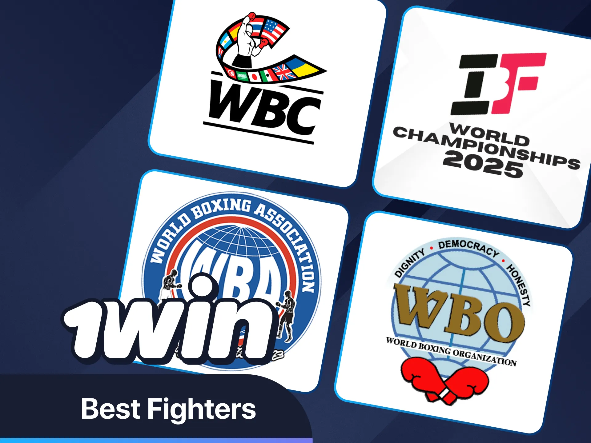 Bet on top boxing fighters at 1Win.