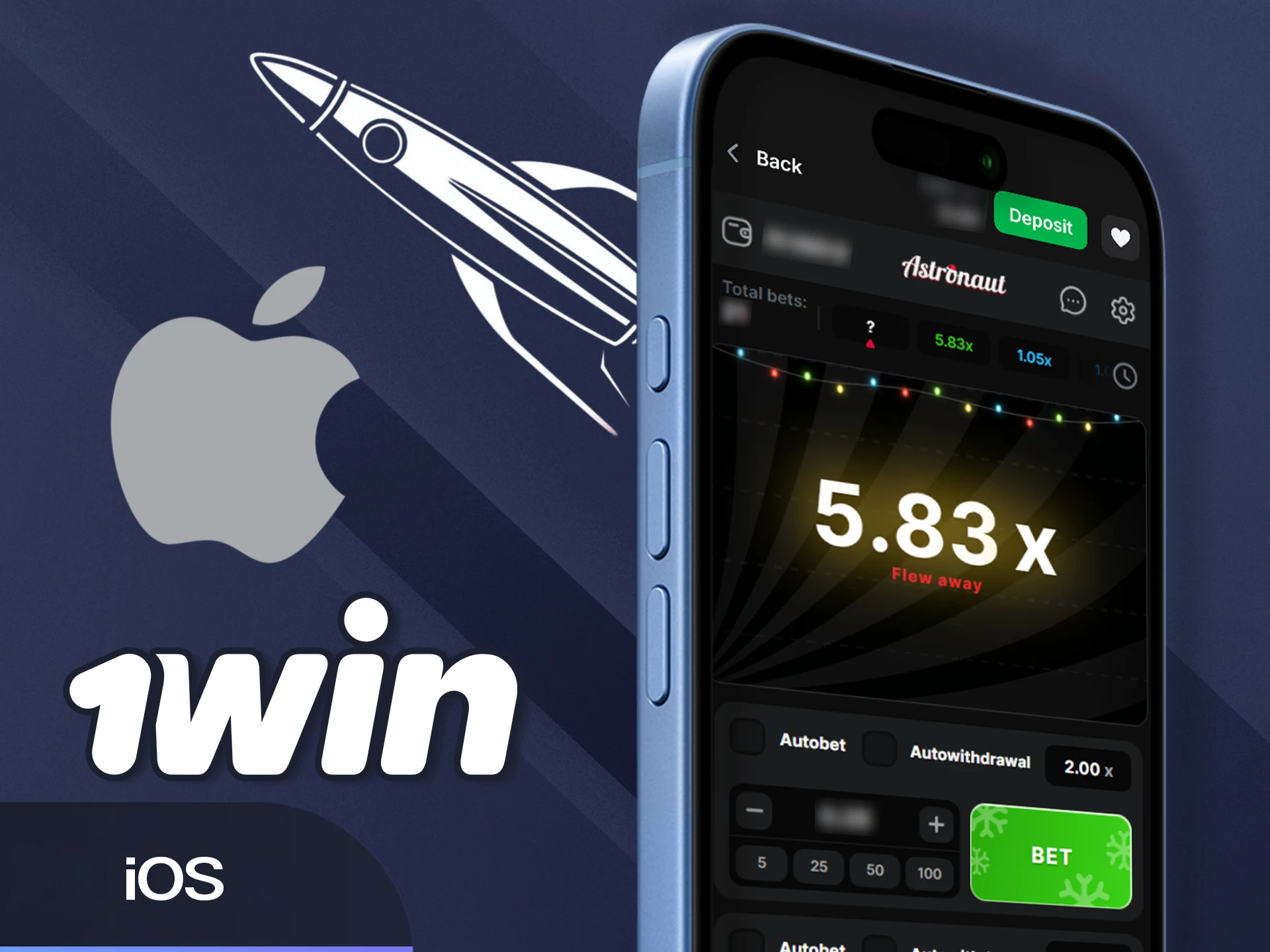 1win'in resmi web sitesinden iOS mobil uygulamasını bugün indirin ve yükleyin.