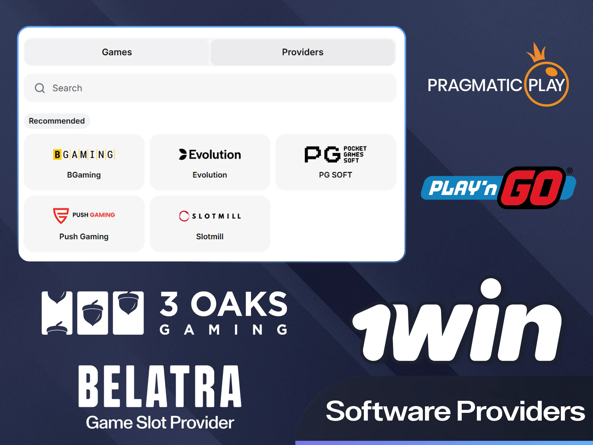 Discover top tier game developers on the 1win website India right now.