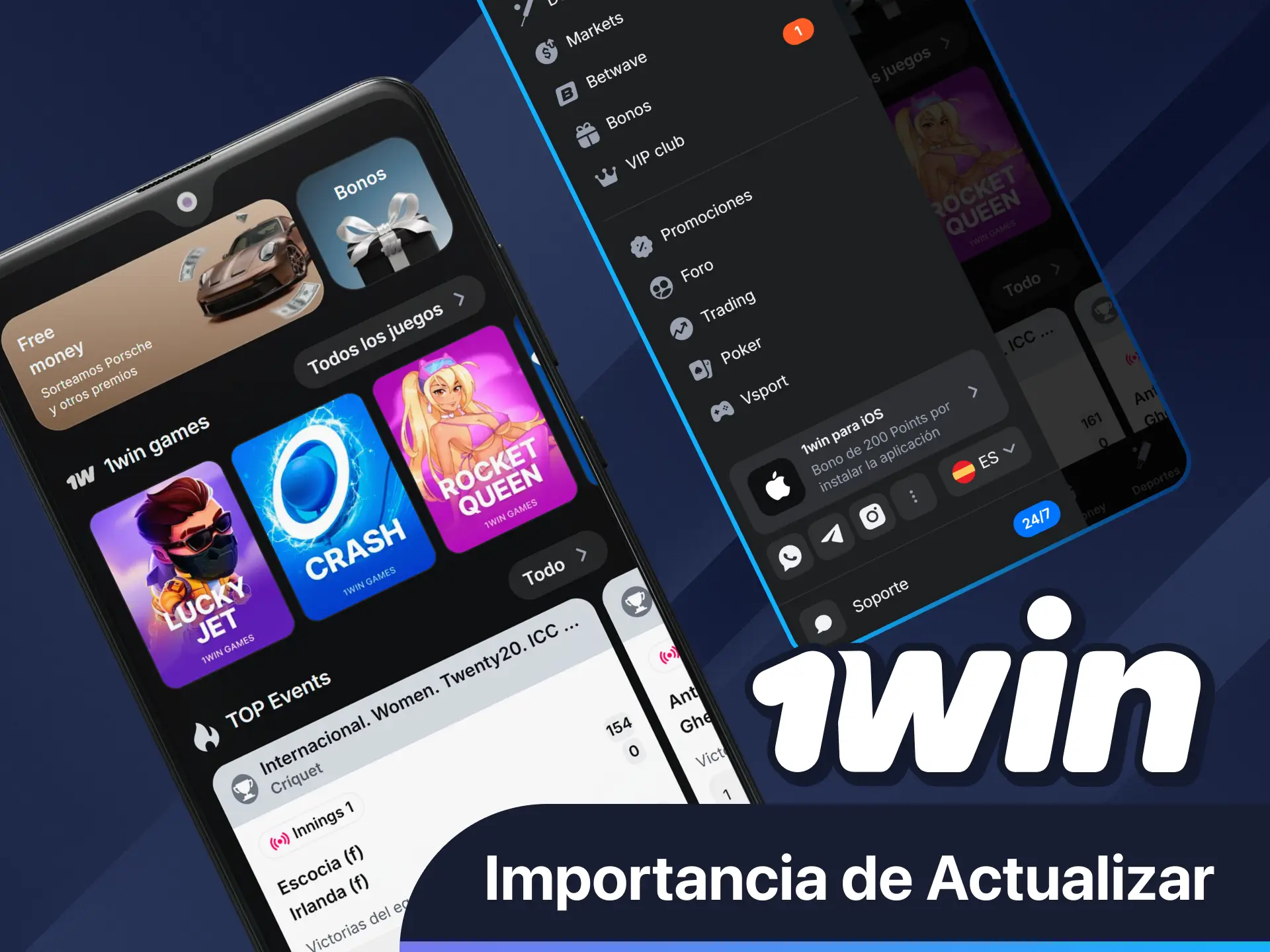 Descubre por qué actualizar la aplicación de 1win mejora tu experiencia.