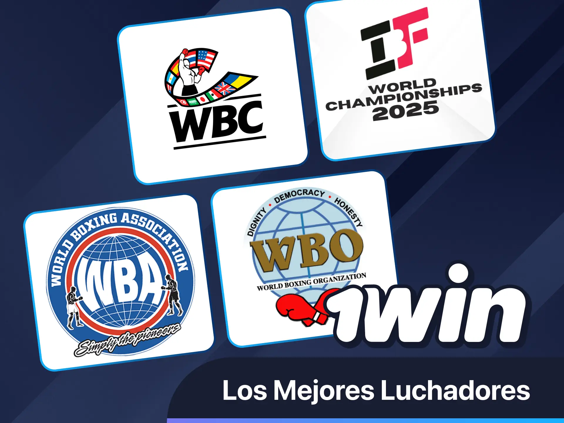 Apuesta por los mejores boxeadores en 1Win.