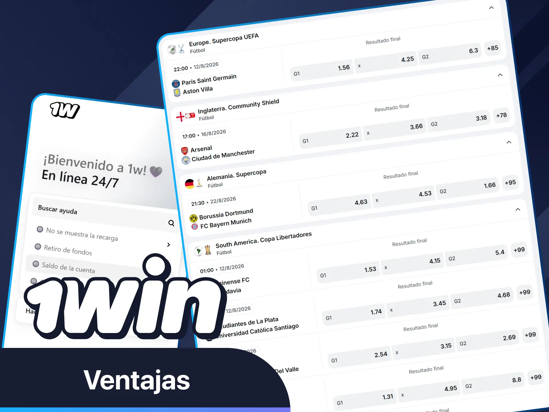 Descubre las ventajas y las ganancias del fútbol en 1win.