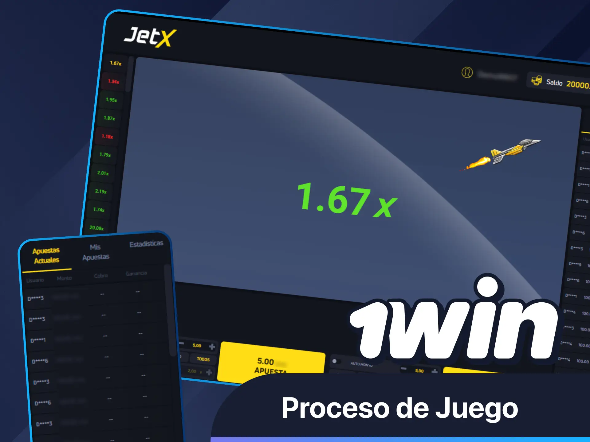 Sigue la trayectoria de vuelo del jet en el sitio web oficial de 1win hoy mismo.